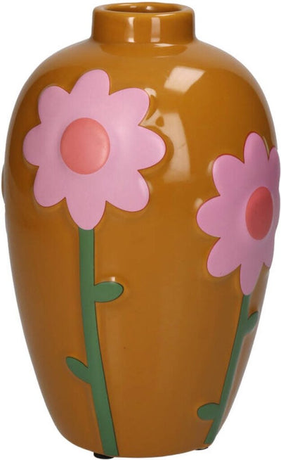 Fleurs de vase divers multi-13x13x20cm
