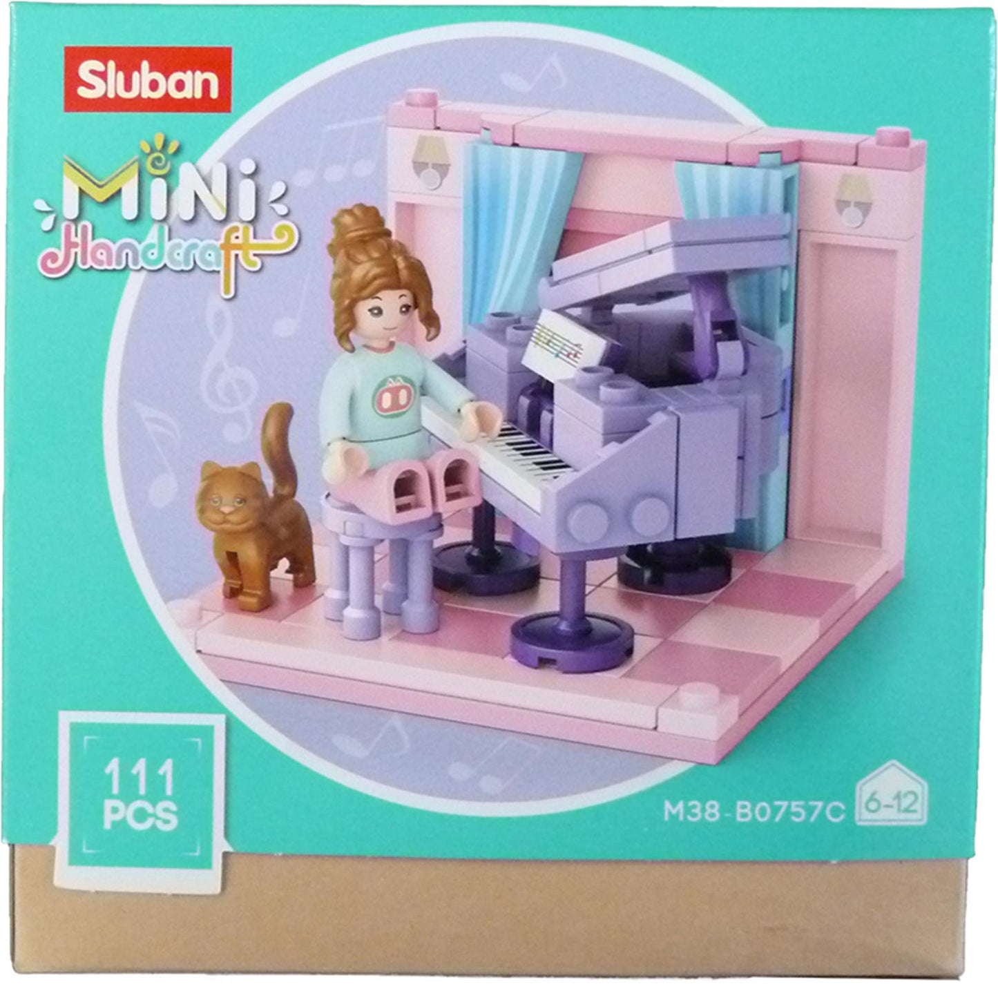 Salle d'étude de rêve pour fille Sluban (m38-b0757c)
