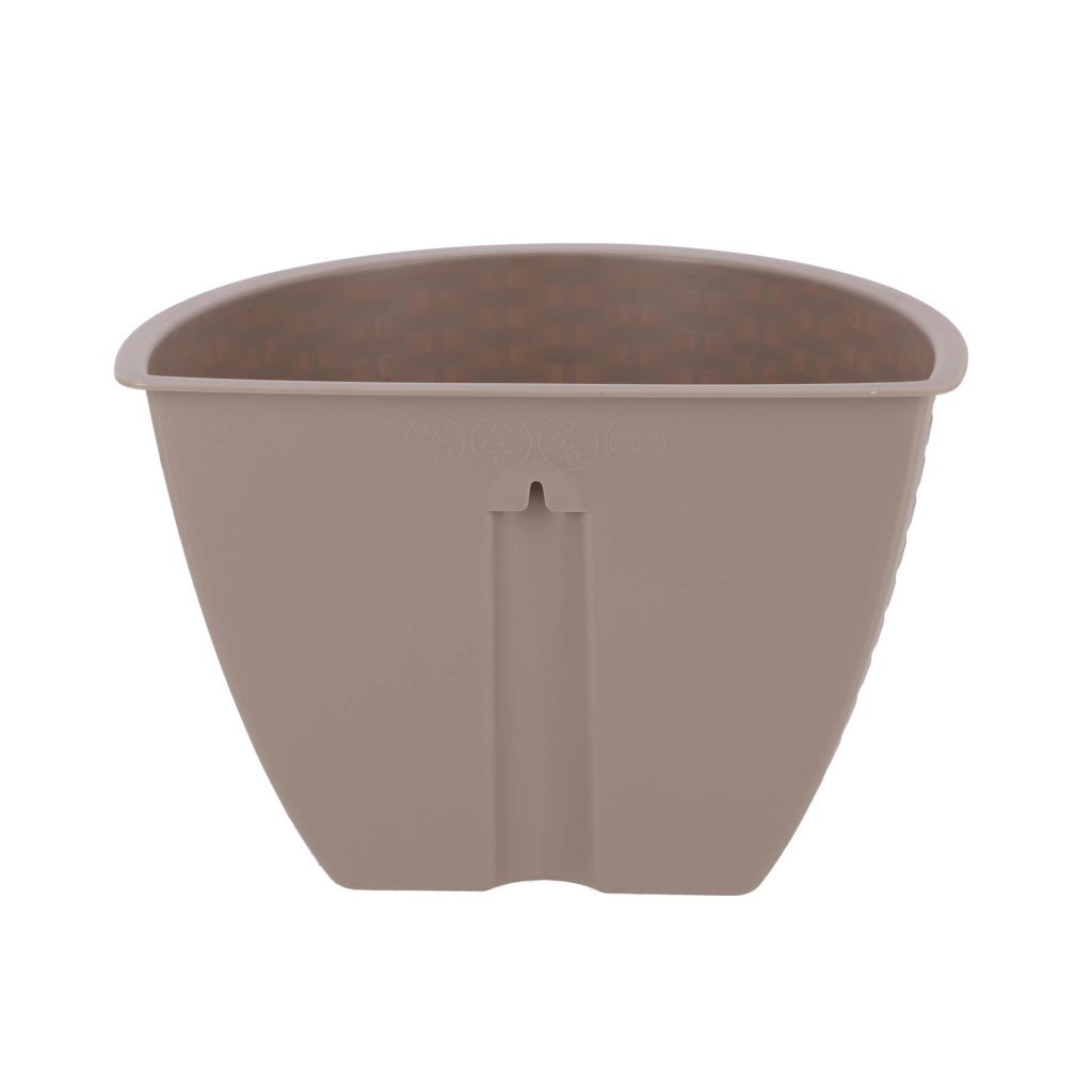 Autres marques jardinière murale Dijon 26 cm taupe