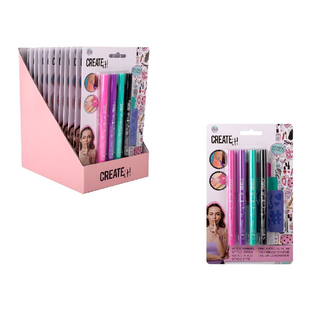 Penco Beauty Tattoo Styl avec pochoirs, 4e.