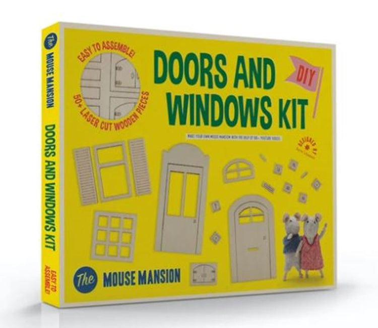La maison des souris : bricolage de portes et fenêtres