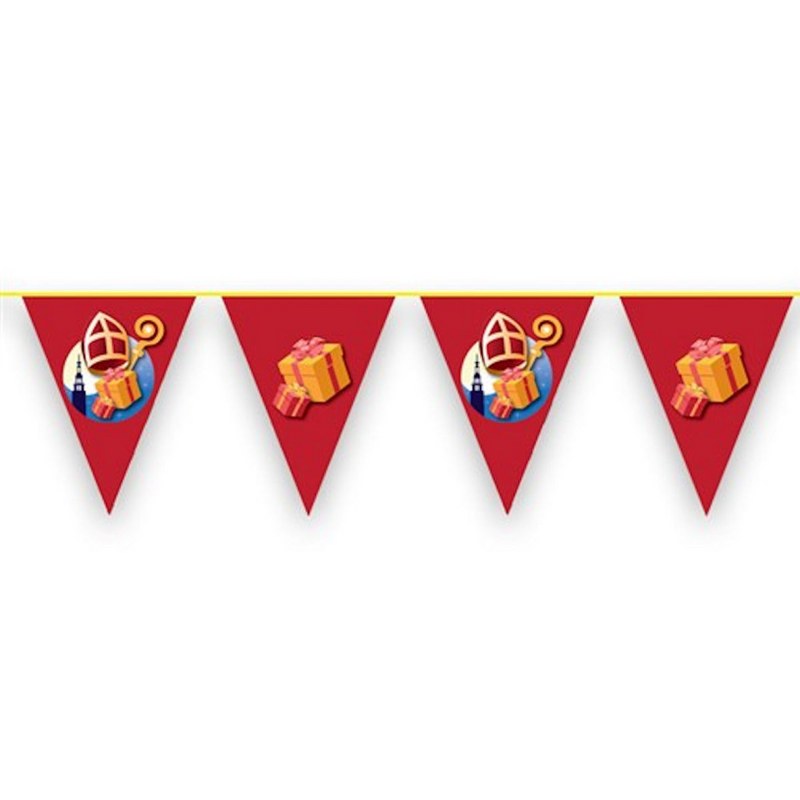 Haza Witbaard Flag Line Sinterklaas, 10 mètres