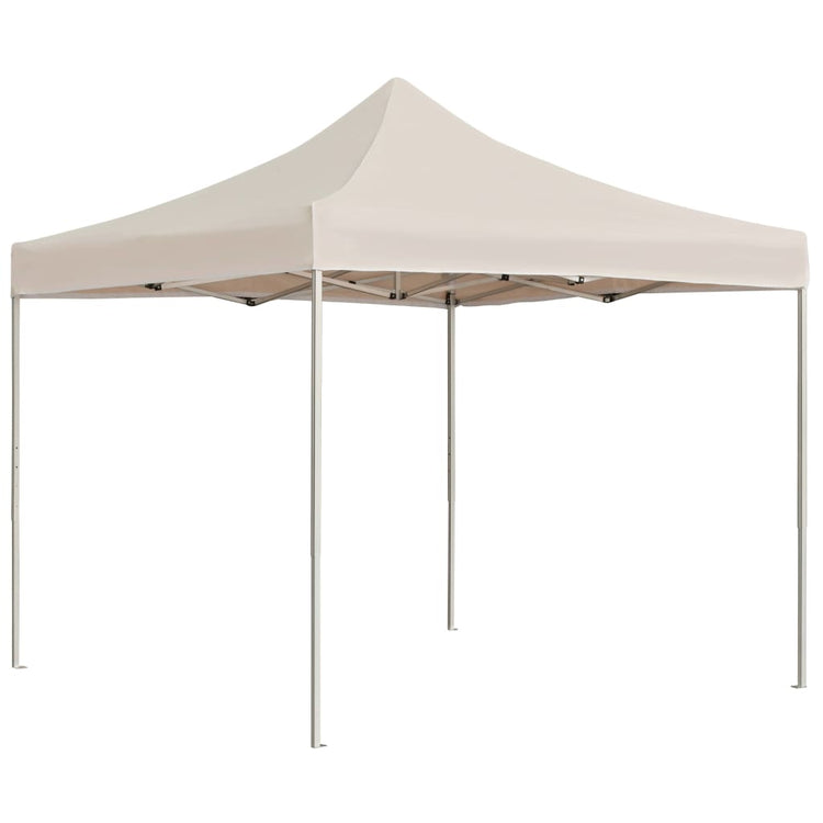 Vidaxl PartyTent pliable professionnellement pliable 3x3 m crème d'aluminium