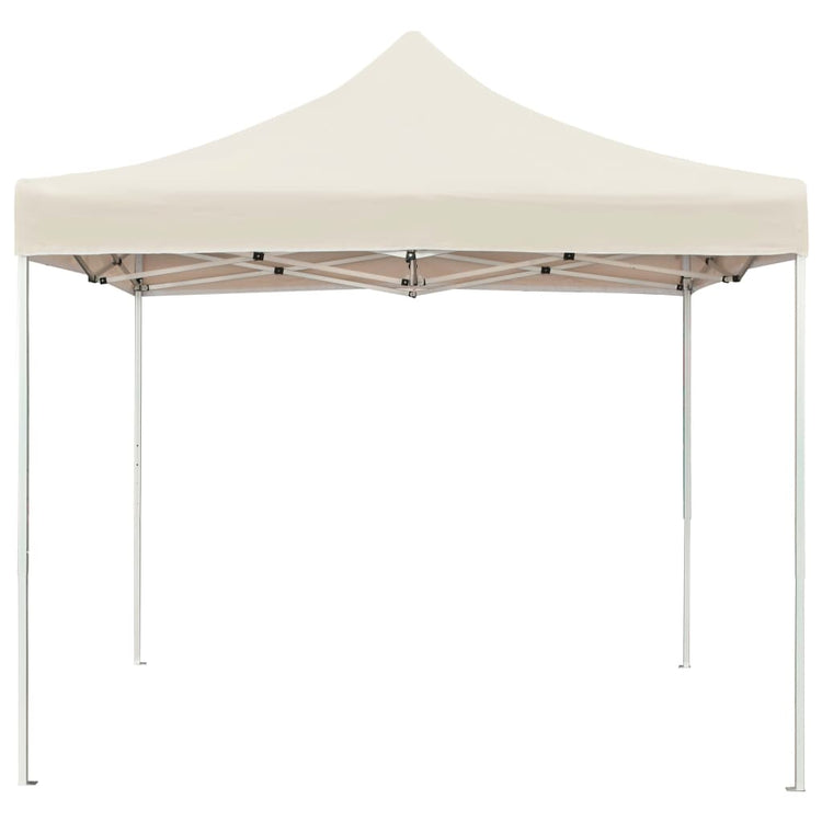 Vidaxl PartyTent pliable professionnellement pliable 3x3 m crème d'aluminium