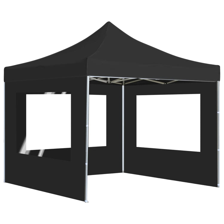 Vidaxl PartyTent pliable avec des murs anthracite en aluminium 3x3 m