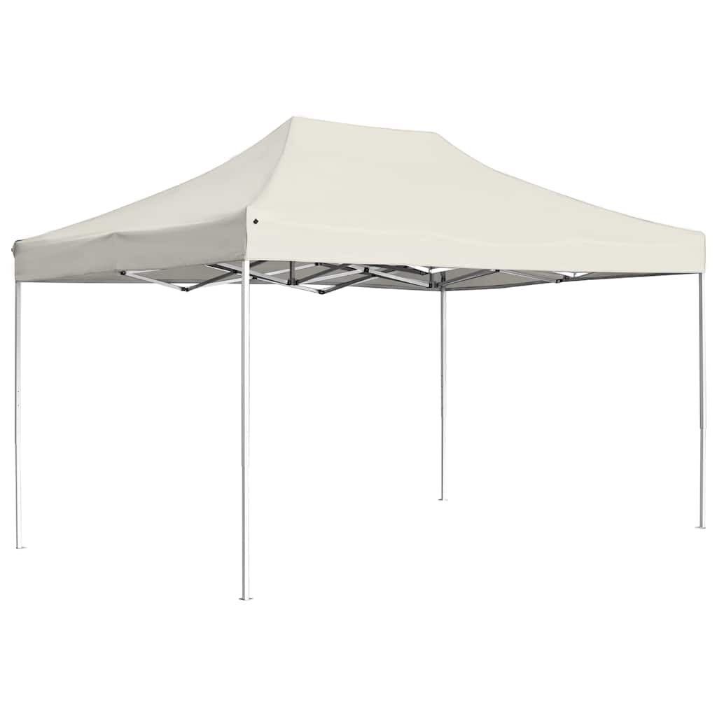 Vidaxl PartyTent pliable professionnellement 4,5x3 m de crème en aluminium