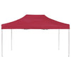 Vidaxl PartyTent pliable professionnellement 4,5x3 m de vin en aluminium rouge