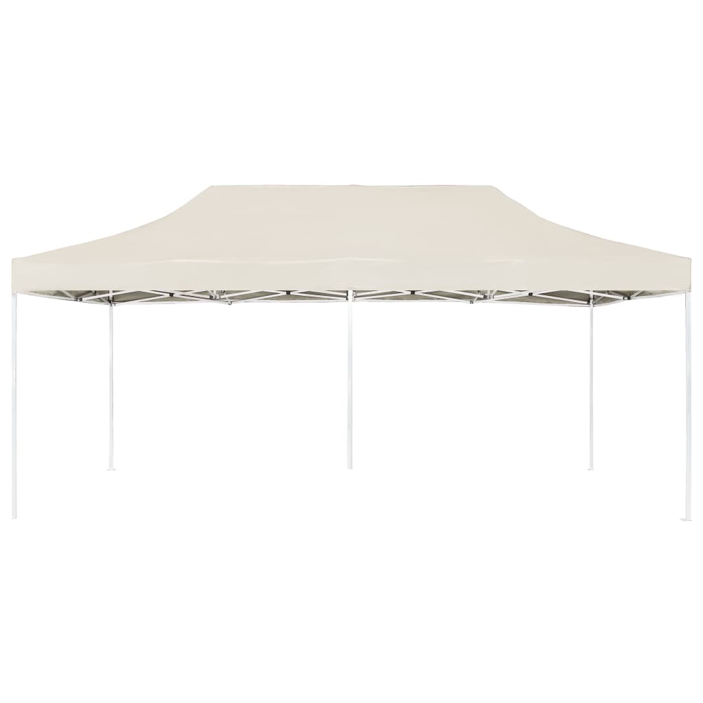 Vidaxl PartyTent pliable professionnellement 6x3 m crème en aluminium