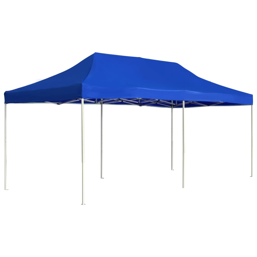 Vidaxl PartyTent pliable professionnellement 6x3 m bleu en aluminium