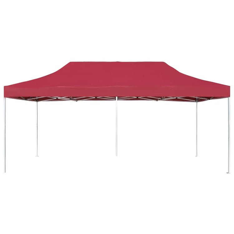 Vidaxl PartyTent pliable professionnellement 6x3 m de vin en aluminium Rood