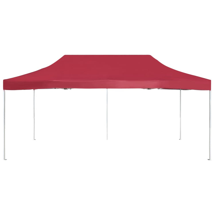 Vidaxl PartyTent pliable professionnellement 6x3 m de vin en aluminium Rood