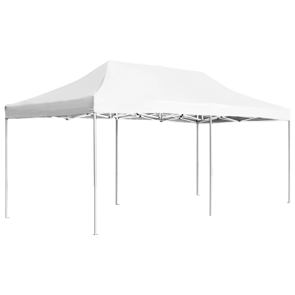 Vidaxl PartyTent pliable professionnellement 6x3 m en aluminium blanc