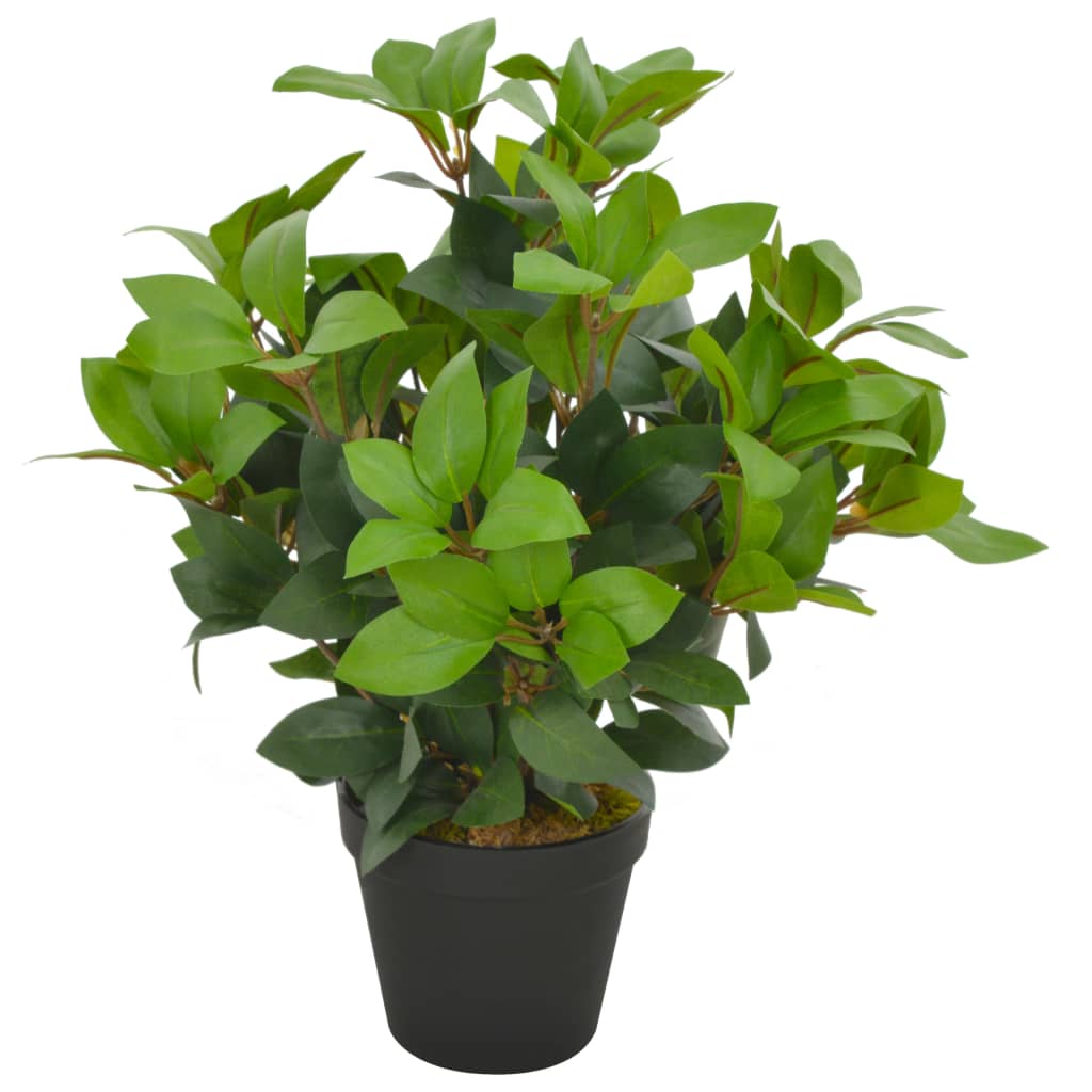 Vidaxl Plant artificiel avec laurier en pot 40 cm vert