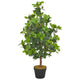 Vidaxl Plante artificielle avec laurier en pot 90 cm vert