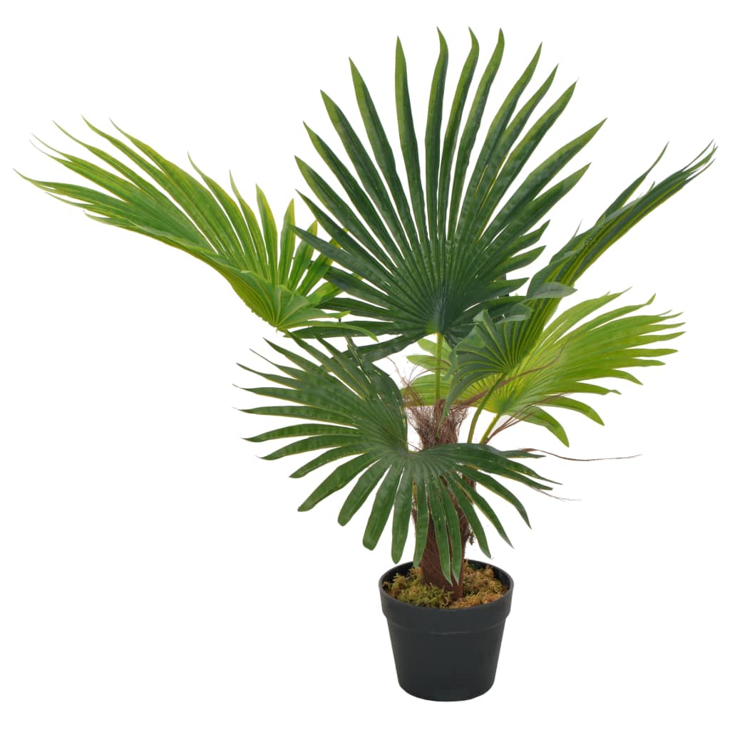 Vidaxl Plante artificielle avec pot de paume à 70 cm vert