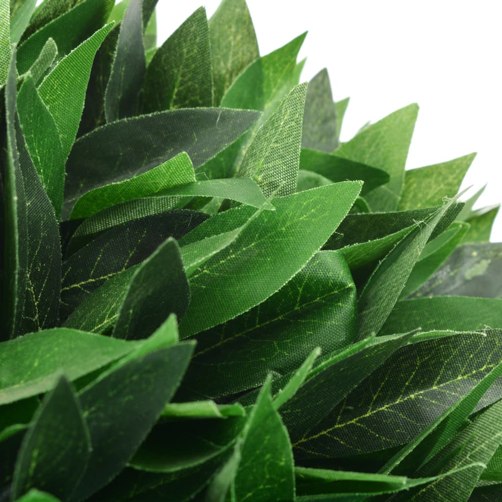 Vidaxl Plante artificielle avec une feuille de baie Jar 130 cm verte
