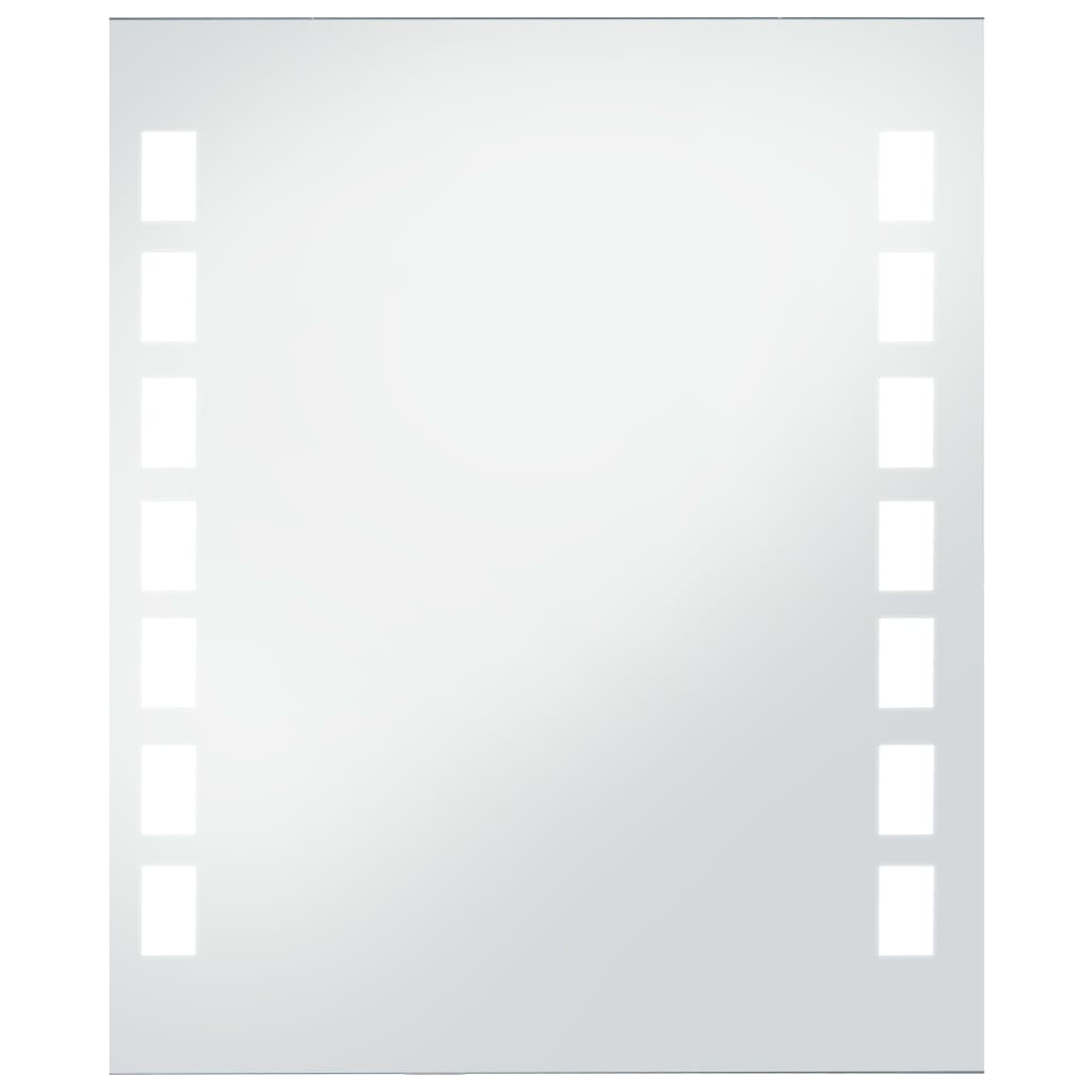 Miroir de salle de bain Vidaxl LED 50x60 cm