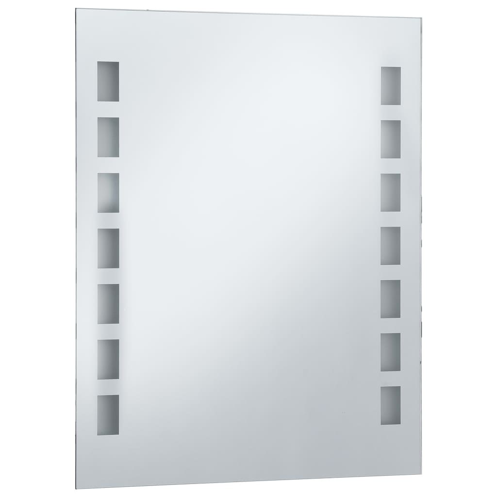Miroir de salle de bain Vidaxl LED 50x60 cm