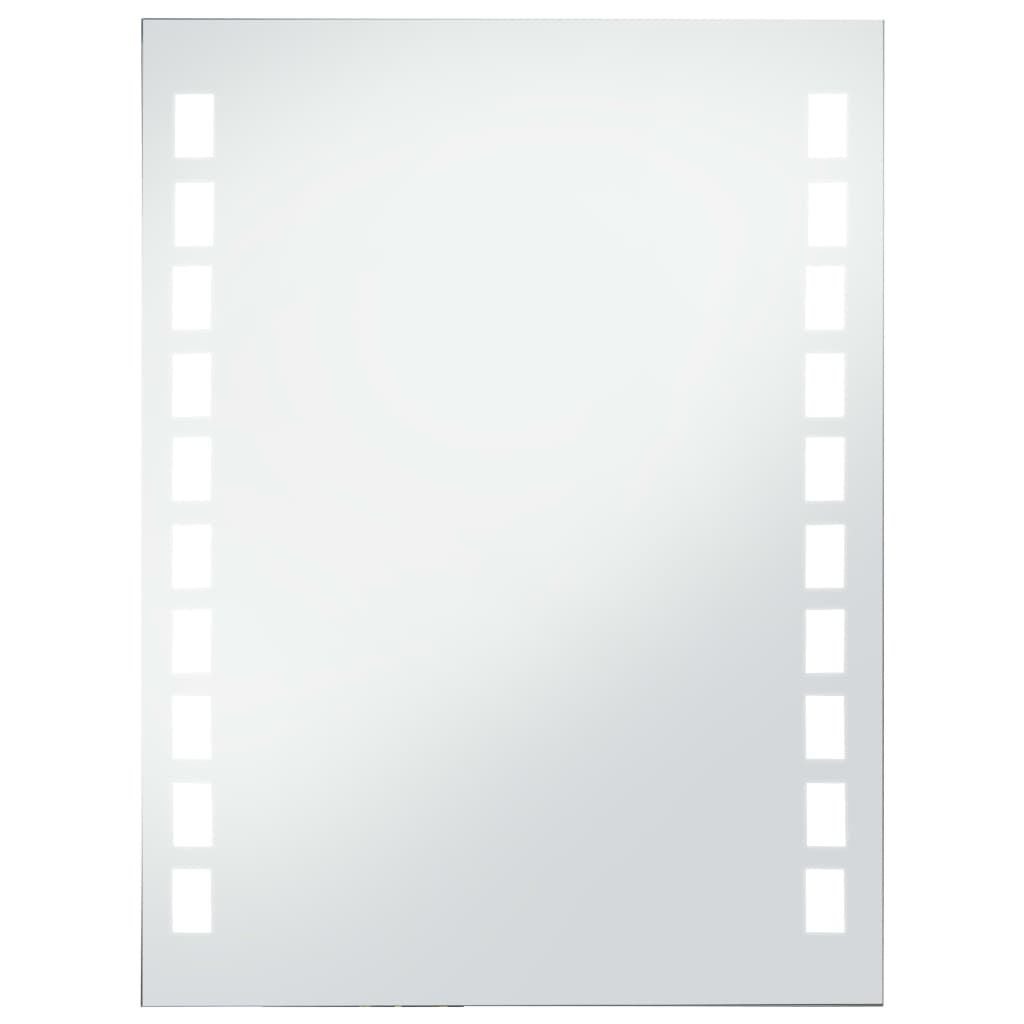 Miroir de salle de bain Vidaxl LED 60x80 cm