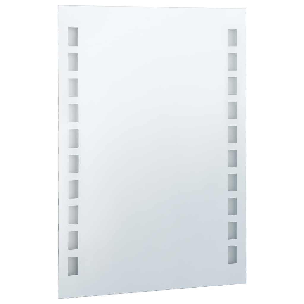 Miroir de salle de bain Vidaxl LED 60x80 cm
