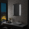 Miroir de salle de bain Vidaxl LED 60x80 cm