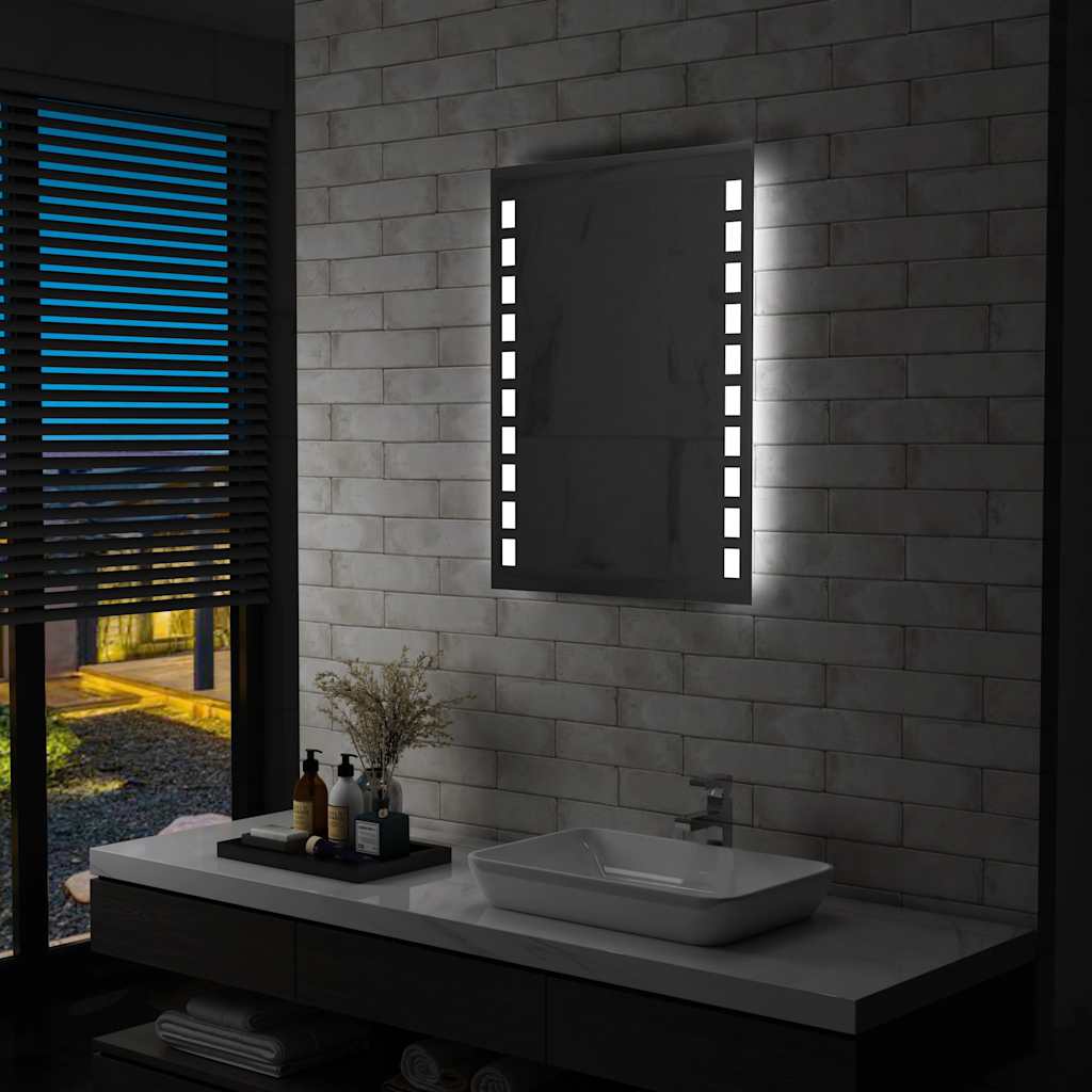 Miroir de salle de bain Vidaxx LED 60x80 cm