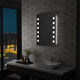Miroir de salle de bain Vidaxl LED 60x80 cm