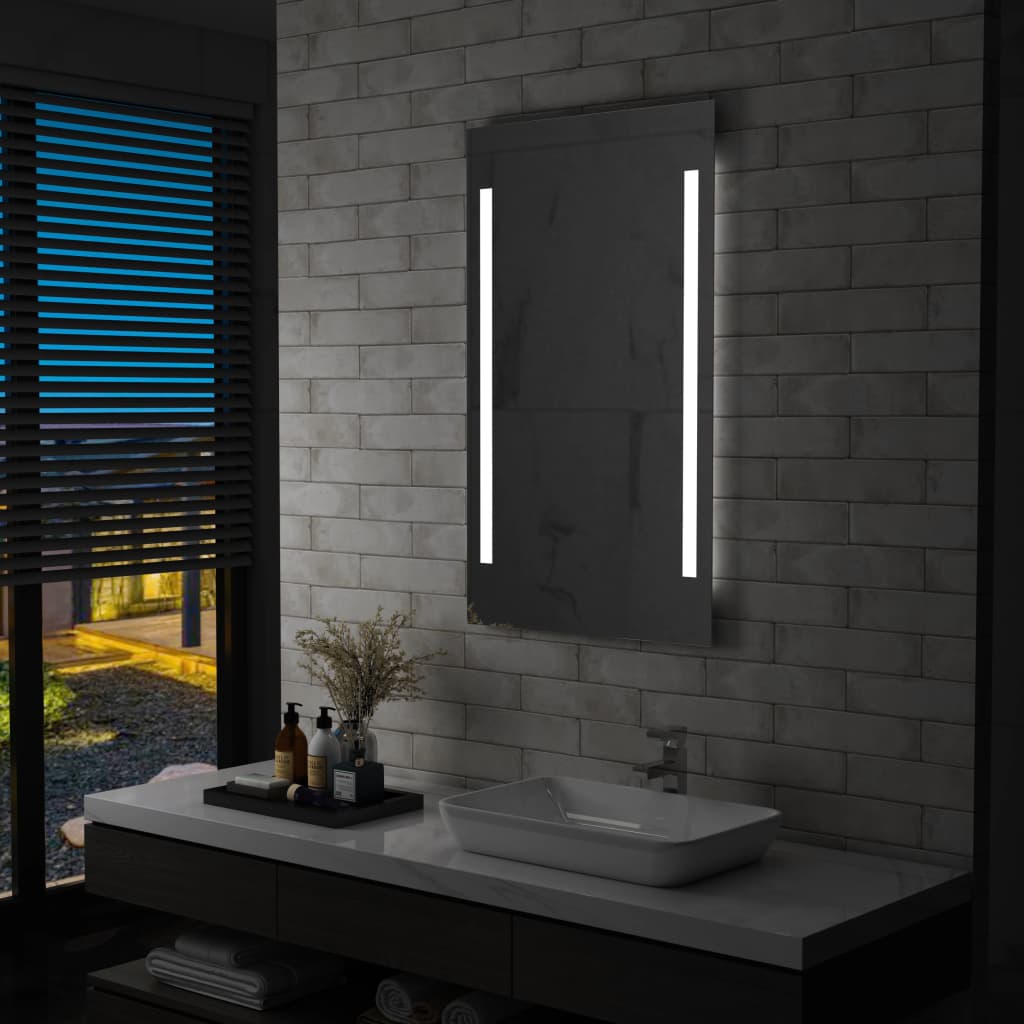 Miroir de salle de bain Vidaxl LED 60x100 cm
