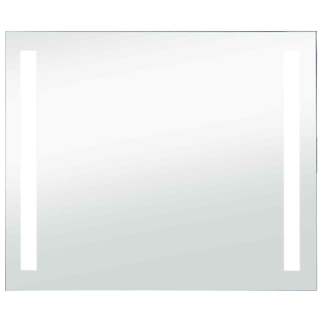 Miroir de salle de bain Vidaxl LED 80x60 cm