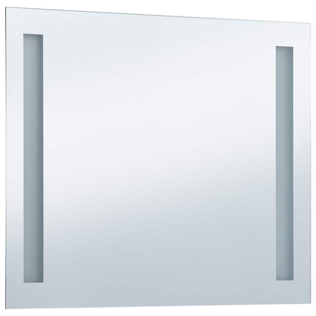 Miroir de salle de bain Vidaxl LED 80x60 cm