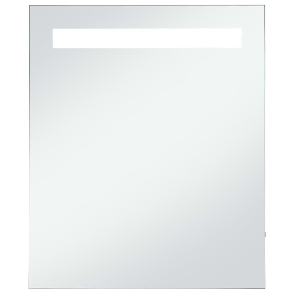 Miroir de salle de bain Vidaxl LED 50x60 cm