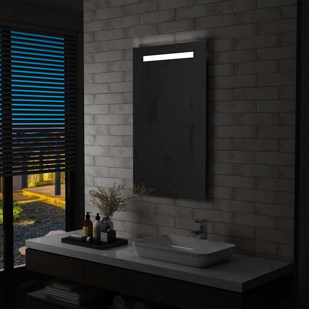 Miroir de salle de bain Vidaxl LED 60x100 cm