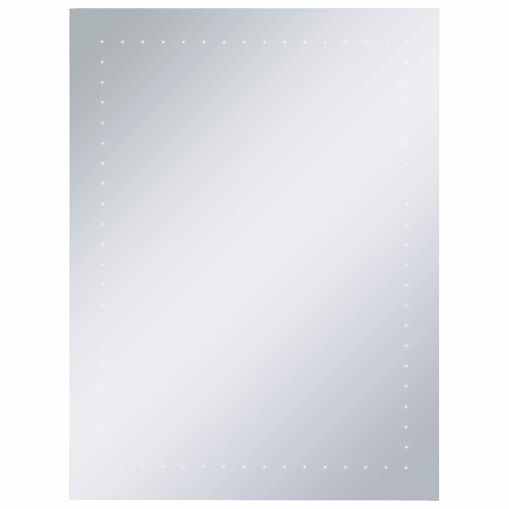 Miroir de salle de bain Vidaxl LED 60x80 cm