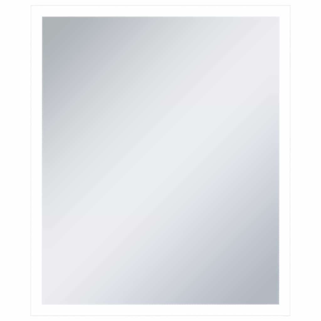 Miroir de salle de bain Vidaxl LED 50x60 cm