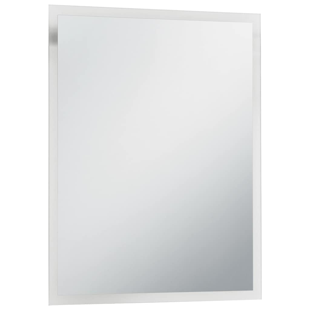 Miroir de salle de bain Vidaxl LED 50x60 cm