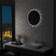 Le miroir de salle de bain Vidaxl LED 70 cm