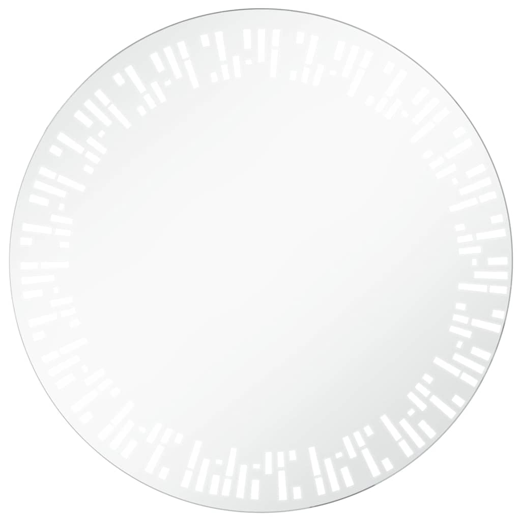 Le miroir de salle de bain Vidaxl a mené 80 cm