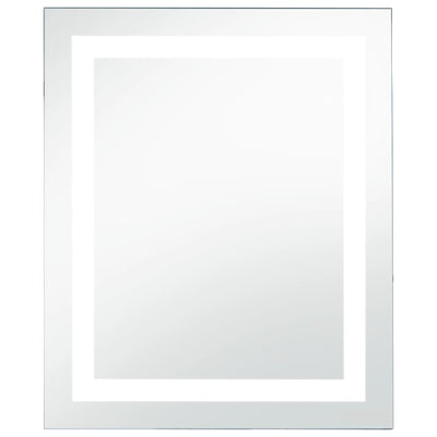 Miroir de salle de bain Vidaxl LED avec capteur tactile 60x80 cm