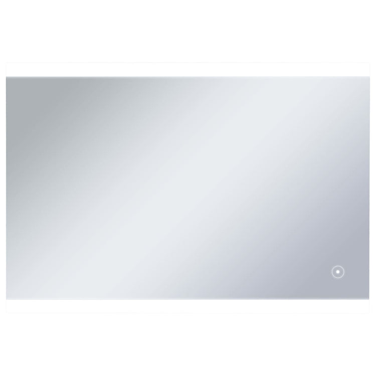 Miroir de salle de bain Vidaxl LED avec capteur tactile 100x60 cm