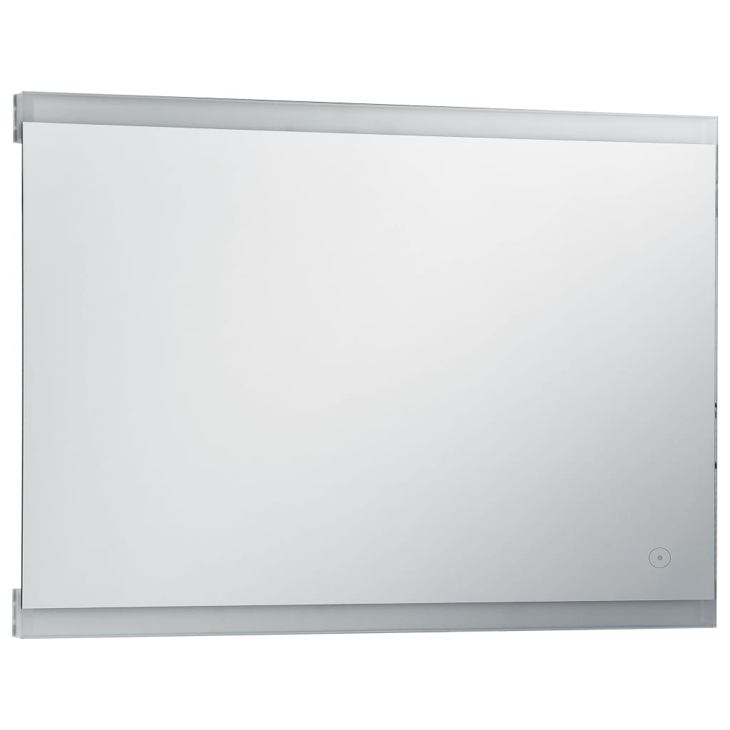 Miroir de salle de bain Vidaxl LED avec capteur tactile 100x60 cm