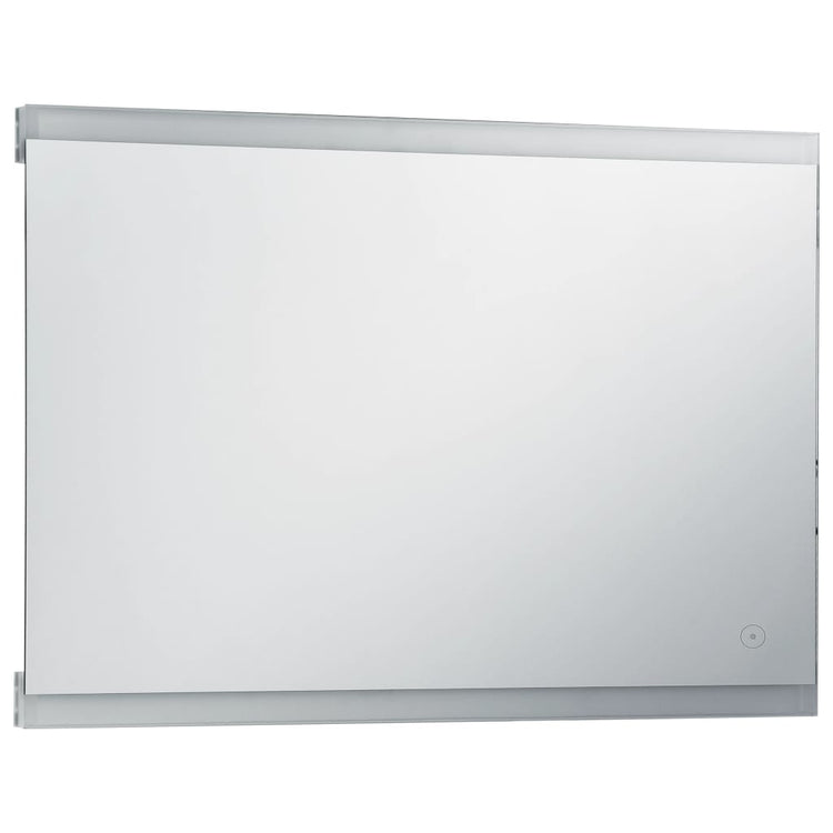 Miroir de salle de bain Vidaxl LED avec capteur tactile 100x60 cm