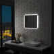Miroir de salle de bain Vidaxl LED avec capteur tactile 60x50 cm