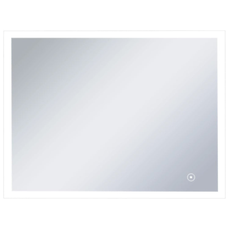Miroir de salle de bain Vidaxl LED avec capteur tactile 80x60 cm