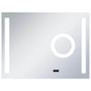 Miroir de salle de bain Vidaxl LED avec capteur tactile 80x60 cm