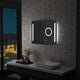 Miroir de salle de bain Vidaxl LED avec capteur tactile 80x60 cm