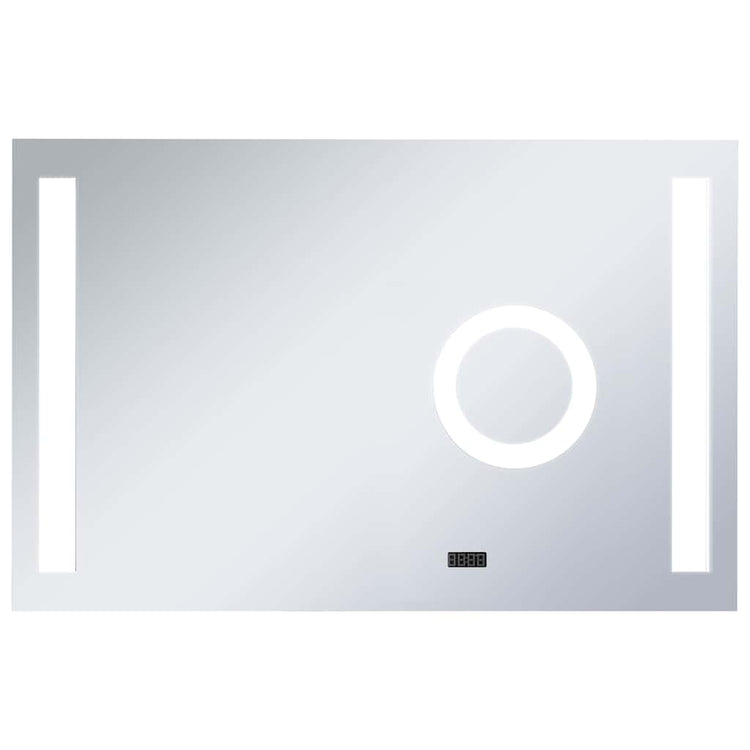 Miroir de salle de bain Vidaxl LED avec capteur tactile 100x60 cm