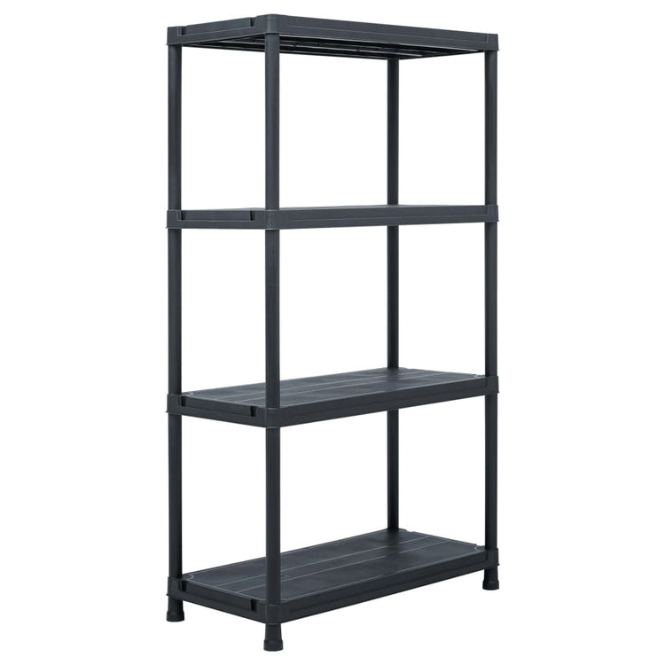 Vidaxx étagère de rangement 100 kg 60x30x138 cm plastique noir