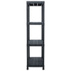 Vidaxx étagère de rangement 100 kg 60x30x138 cm plastique noir