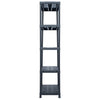 Rack de rangement Vidaxl 500 kg 90x60x180 cm en plastique noir