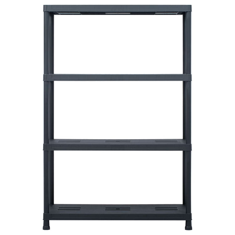 Rack de rangement Vidaxl 220 kg 90x40x138 cm en plastique noir